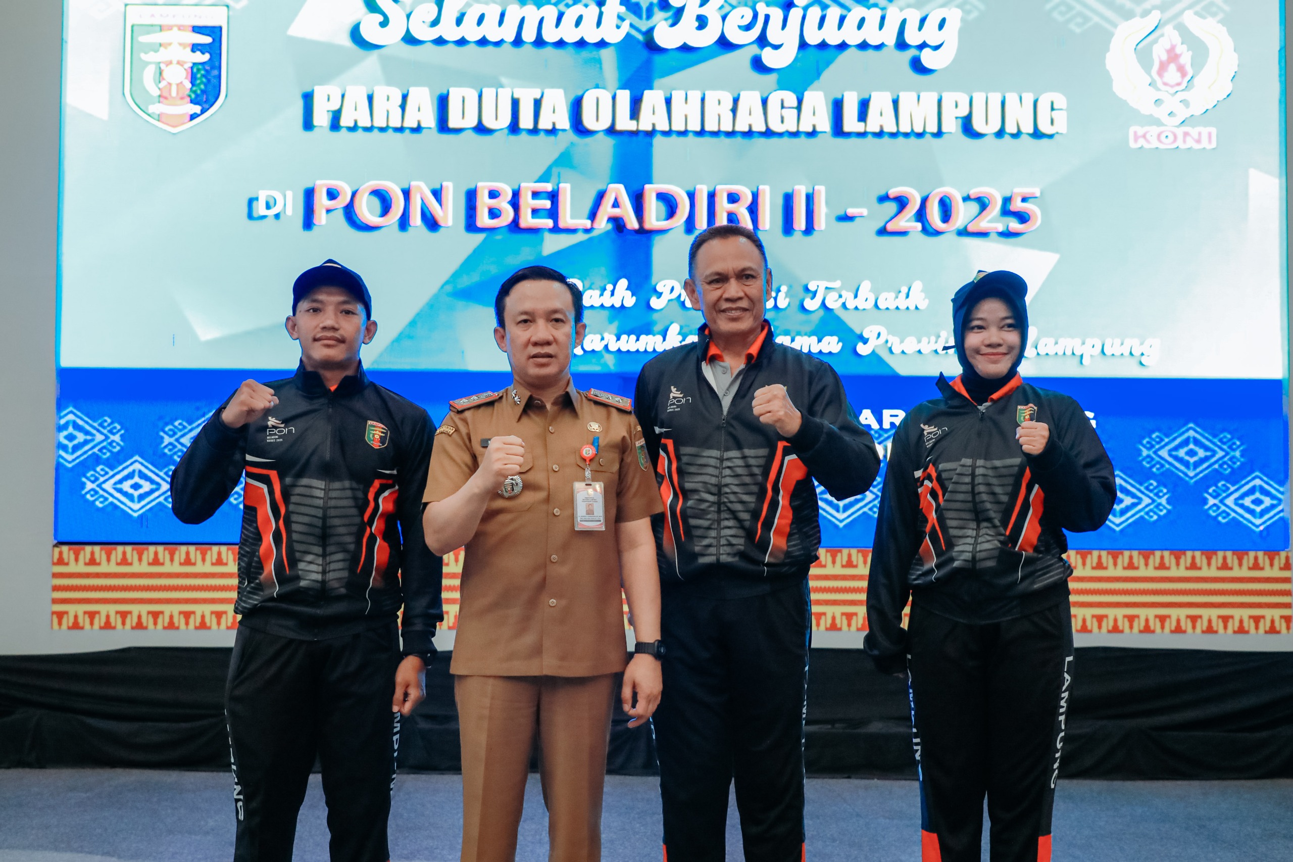 Pemprov Lampung Lepas 80 Atlet untuk Berlaga di PON Beladiri II-2025 Kudus